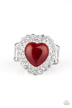 Load image into Gallery viewer, Paparazzi Rings Lovely Luster - Red
