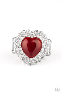 Paparazzi Rings Lovely Luster - Red
