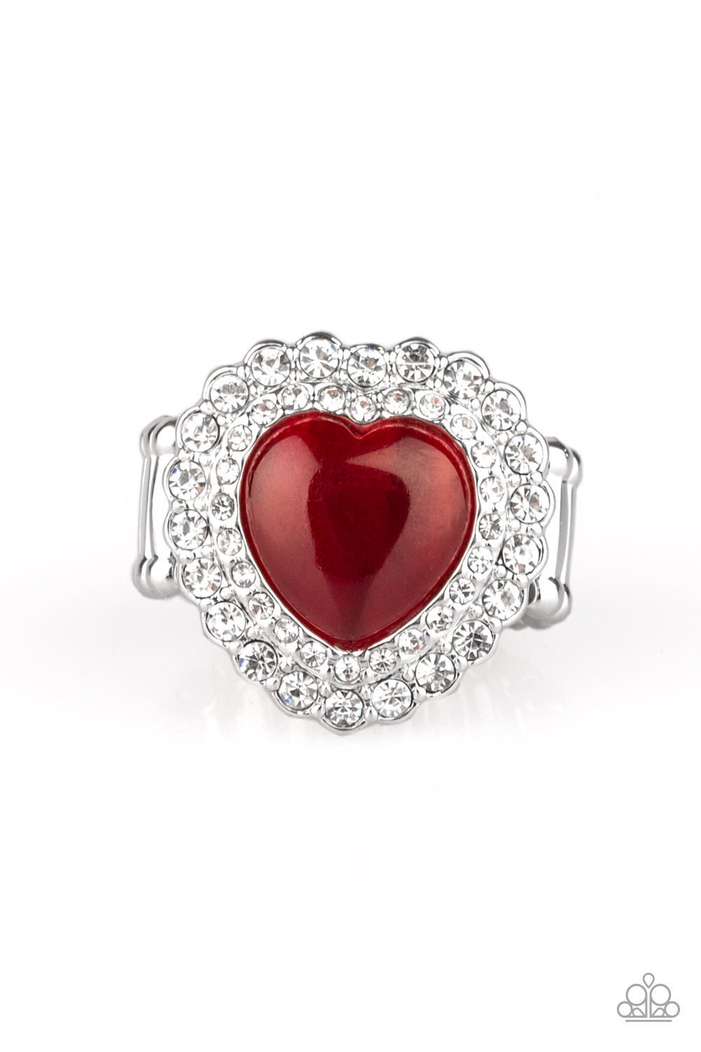 Paparazzi Rings Lovely Luster - Red