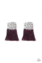 Load image into Gallery viewer, Paparazzi Earrings Plume Bloom - Purple
