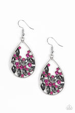 Load image into Gallery viewer, Paparazzi Earrings Cash or Crystal? - Pink
