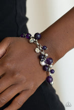 Load image into Gallery viewer, Paparazzi Bracelets Glossy Glow - Purple
