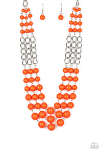 Paparazzi Necklaces A La Vogue - Orange