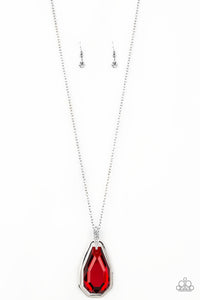 Paparazzi Necklaces Maven Magic - Red