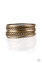 Load image into Gallery viewer, Paparazzi Bracelets Rattle and Roll - Brass
