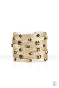 Paparazzi Bracelets Go-Getter Glamorous - Brass