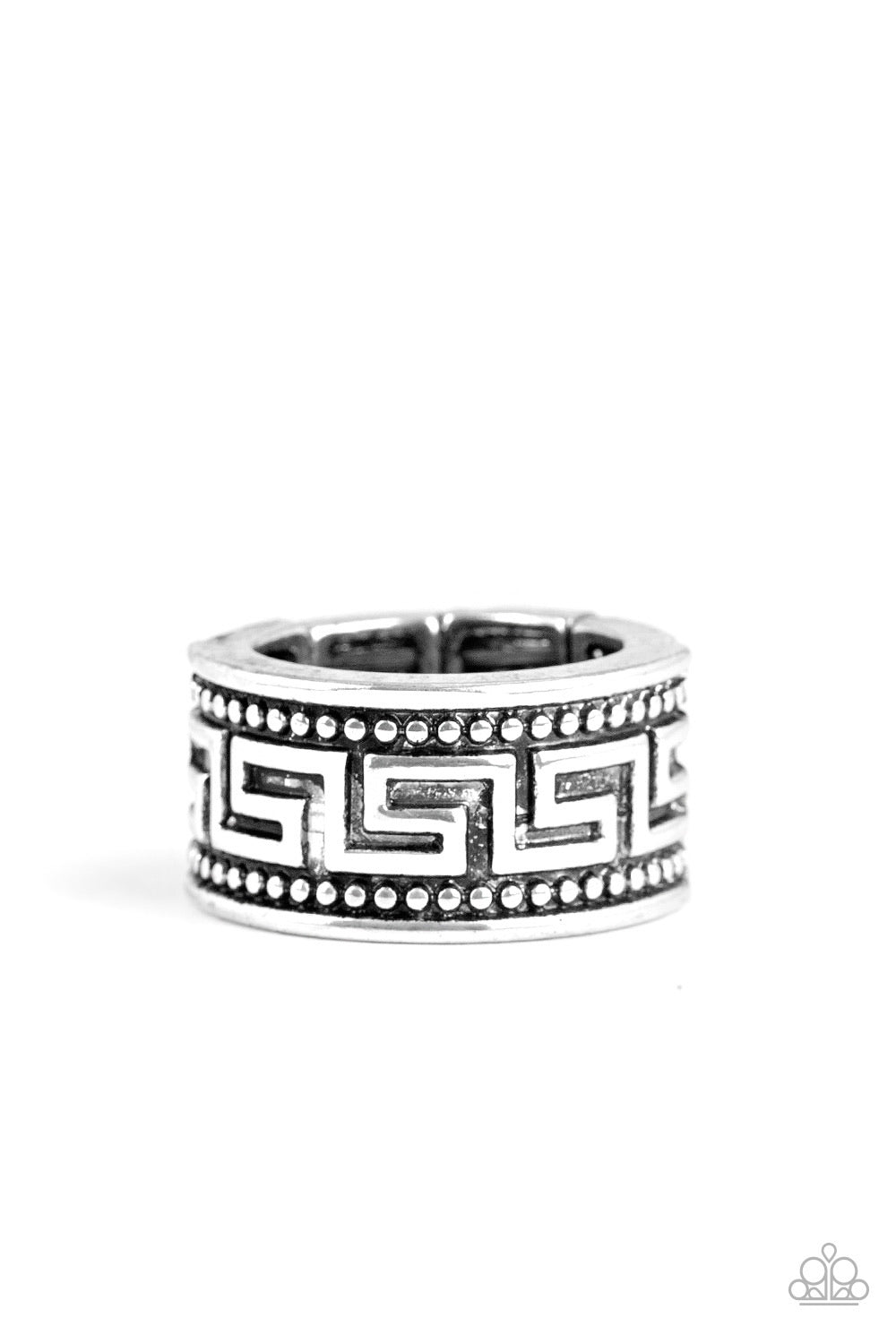 Paparazzi Rings Tycoon Tribe - Silver Mens