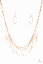 Load image into Gallery viewer, Paparazzi Necklaces Fringe Finale - Rose Gold
