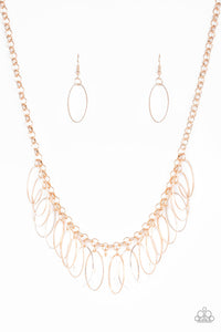 Paparazzi Necklaces Fringe Finale - Rose Gold