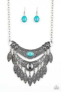 Paparazzi Necklaces Island Queen - Blue