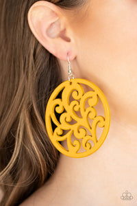 Paparazzi Earrings Fresh Off The Vine - Yellow