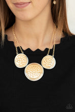 Load image into Gallery viewer, Paparazzi Necklaces Gladiator Glam - Gold
