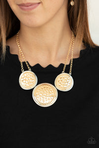 Paparazzi Necklaces Gladiator Glam - Gold