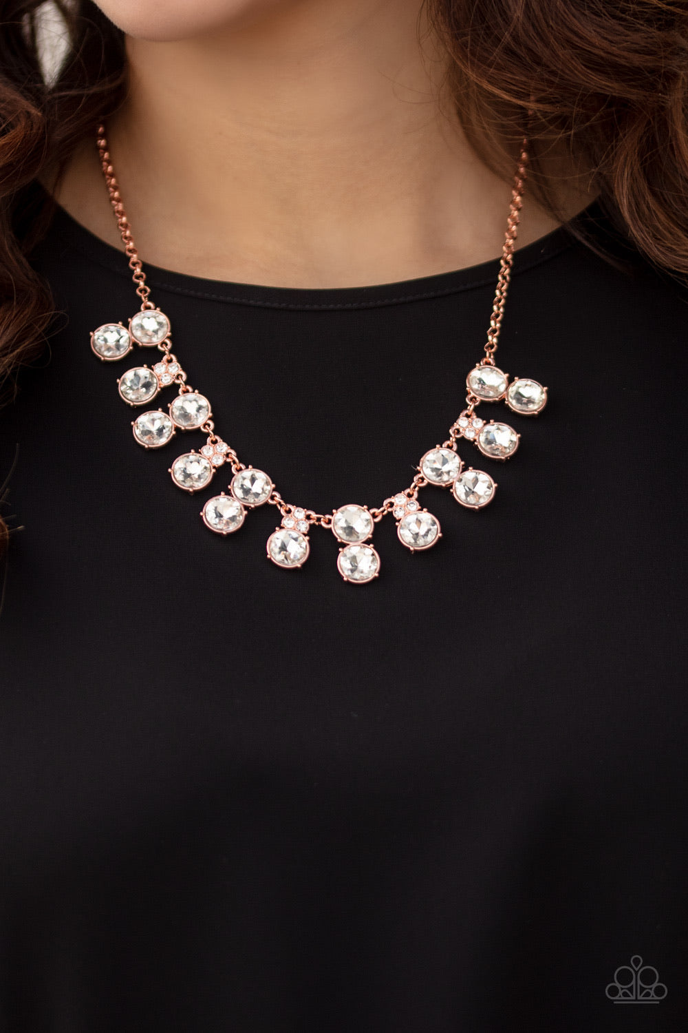 Paparazzi Necklaces Top Dollar Twinkle - Copper