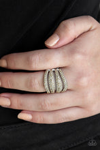 Load image into Gallery viewer, Paparazzi Rings Roll Out The Diamonds - Brown
