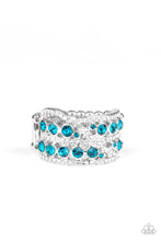 Load image into Gallery viewer, Paparazzi Rings Elegant Effervescence - Blue
