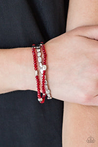 Paparazzi Bracelets Hello Beautiful - Red