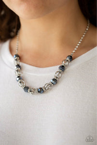 Paparazzi Necklaces Metro Majestic Blue