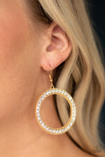 Load image into Gallery viewer, Paparazzi Earrings Haute Halo - Gold
