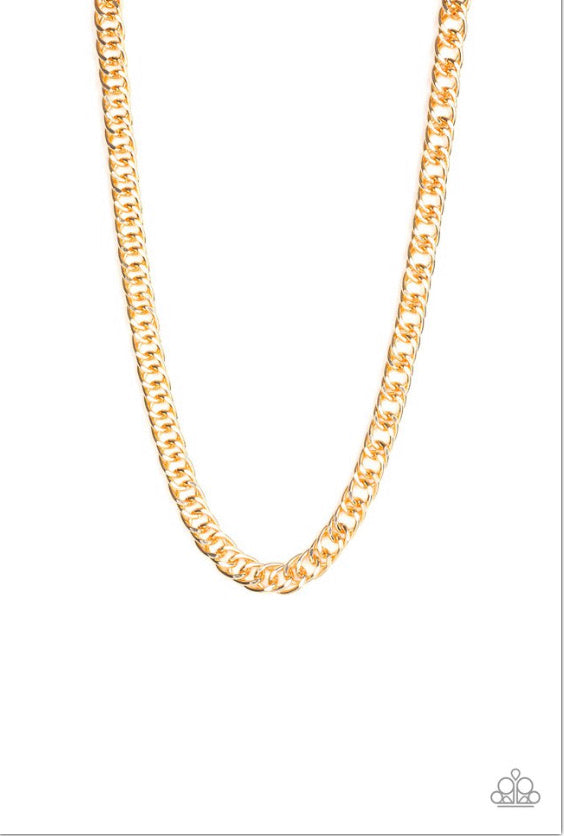 Paparazzi Necklaces Omega Mens Gold