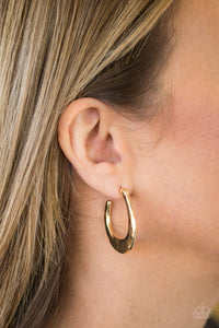 Paparazzi Earrings HOOP Me Up! - Gold