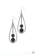 Load image into Gallery viewer, Paparazzi Earrings Natural Nova - Black
