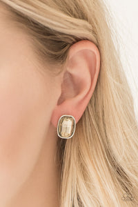 Paparazzi Earrings Incredibly Iconic - Brown