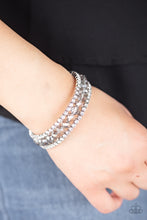 Load image into Gallery viewer, Paparazzi Bracelets Glam-ified Fashion - Silver
