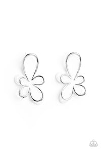 Glimmering Gardens - White Earrings