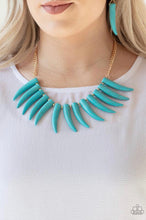 Load image into Gallery viewer, Paparazzi Necklaces Tusk Tundra Blue LOP
