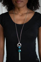 Load image into Gallery viewer, Paparazzi Necklaces Very Fort-YOU-nate - Blue
