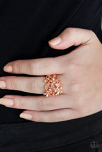 Load image into Gallery viewer, Paparazzi Rings Gardenia Gleam - Copper
