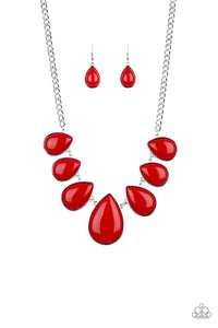 Paparazzi Necklaces Drop Zone - Red