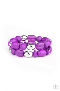 Paparazzi Bracelets Fruity Flavor - Purple