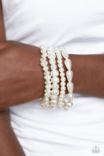 Load image into Gallery viewer, Gossip PEARL - White Bracelet
