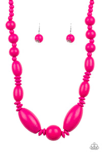 Paparazzi Necklaces Summer Breezin - Pink