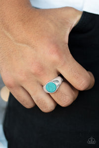 Paparazzi Rings Carbon Print - Blue