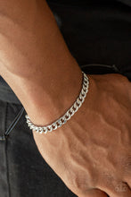 Load image into Gallery viewer, Paparazzi Bracelets Hurrah - Silver Mens
