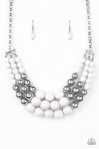 Paparazzi Necklaces Dream Pop White