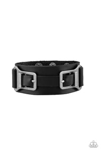 Paparazzi Bracelets Scout It Out - Black Mens