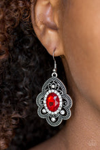 Load image into Gallery viewer, Paparazzi Earrings Reign Supreme - Red
