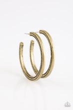 Load image into Gallery viewer, Paparazzi Earrings This Is My Tribe - Brass
