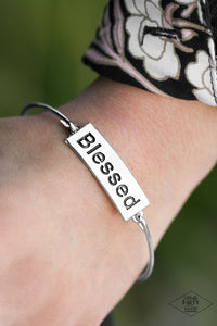 Paparazzi Bracelets Blessed Silver