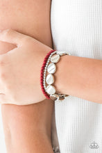 Load image into Gallery viewer, Paparazzi Bracelets Beyond The Basics - Red
