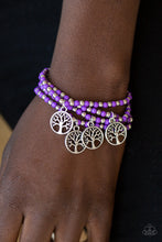 Load image into Gallery viewer, Paparazzi Bracelets Plant A Tree - Purple
