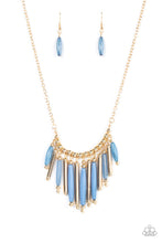 Load image into Gallery viewer, Bohemian Breeze - Blue Necklace
