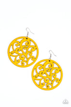 Load image into Gallery viewer, Paparazzi Earrings Fresh Off The Vine - Yellow
