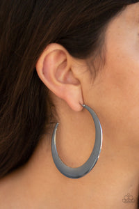 Paparazzi Earrings Moon Beam - Black