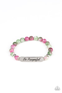 Paparazzi Bracelets Be Prayerful - Purple