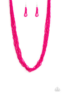 Paparazzi Necklaces Congo Colada - Pink